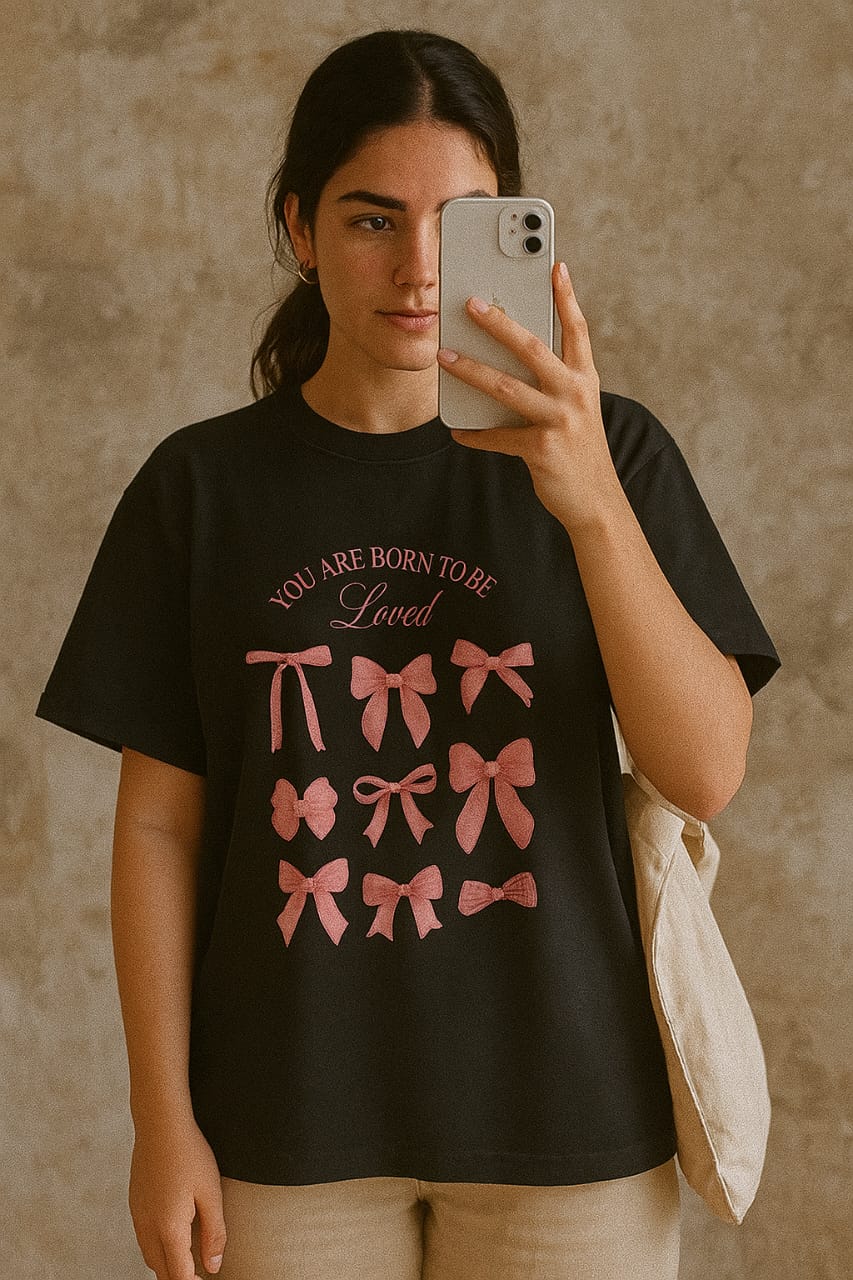 Ribbon Bows Oversized Standard T-Shirt