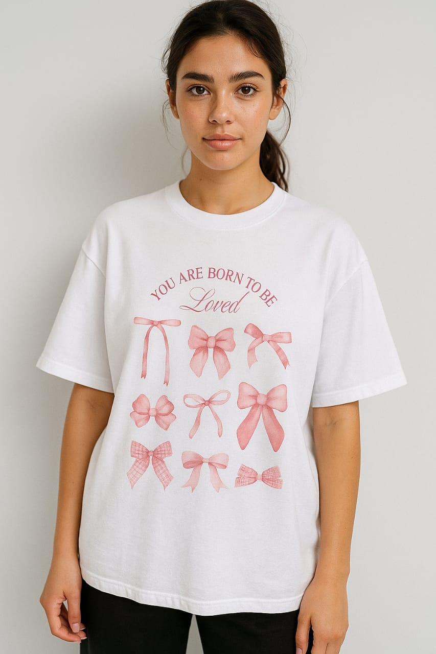 Ribbon Bows Oversized Standard T-Shirt