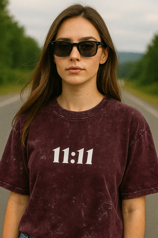 Unisex Acid Washed Oversized Tee